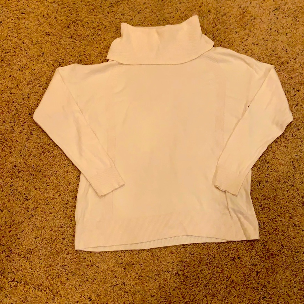 Small cream cowl neck sweater